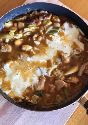 みんなで食べよう チーズカレータッカルビ-レシピのメイン写真