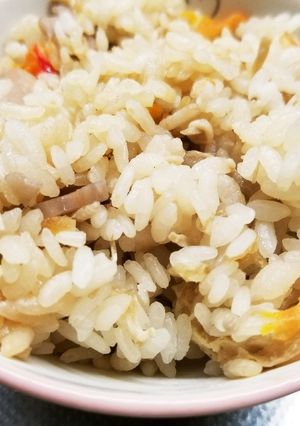 鍋つゆで炊き込みごはん-レシピのメイン写真