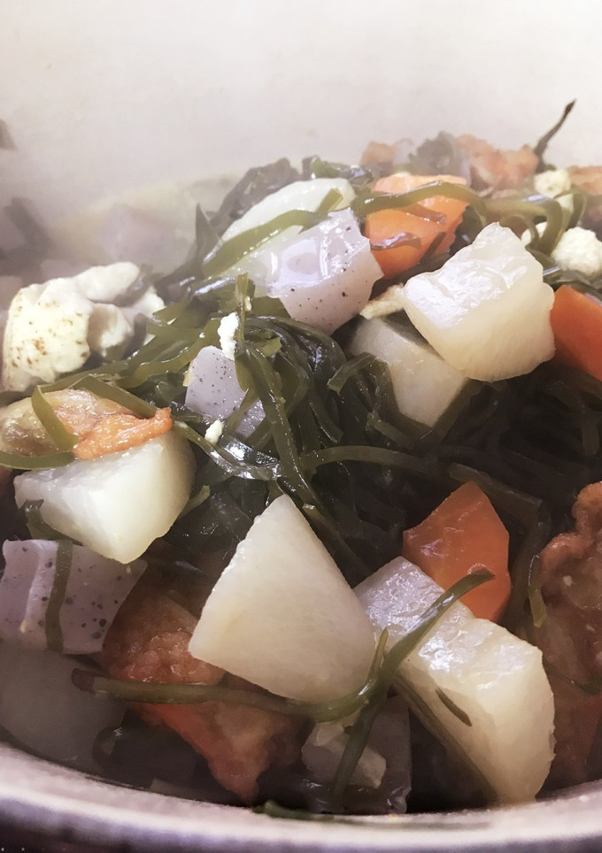 給食の味 野菜と切昆布の煮物-レシピのメイン写真