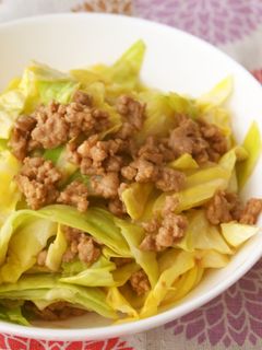 春キャベツの肉みそ和え-レシピのメイン写真