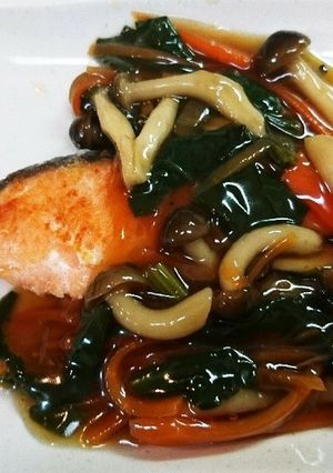 鮭の野菜あんかけ-レシピのメイン写真