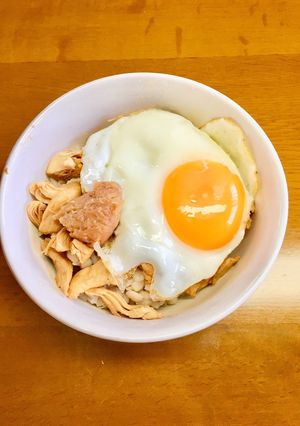 さっぱり？こってり？ササミのバタポン丼-レシピのメイン写真