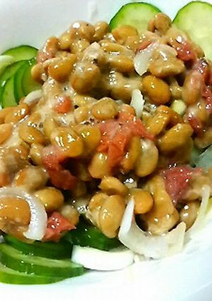 納豆ときゅうりで☆さっぱり梅ポン酢和え-レシピのメイン写真