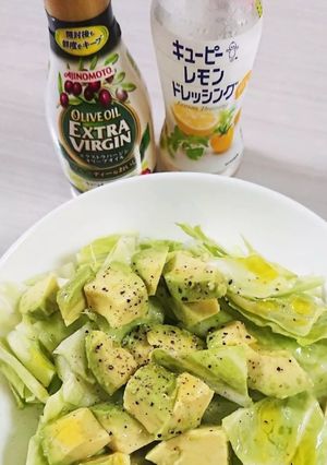 キャベツとアボカドのさっぱりサラダ-レシピのメイン写真