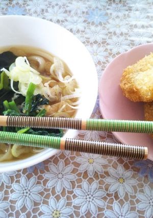 冷凍うどんをモチモチに♪-レシピのメイン写真