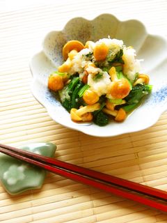 ☺簡単和食♪小松菜となめこのおろし和え☺-レシピのメイン写真
