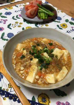 野菜たっぷり♪我が家の麻婆豆腐-レシピのメイン写真