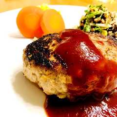 ふんわり♡お肉感を味わえるハンバーグ-レシピのメイン写真