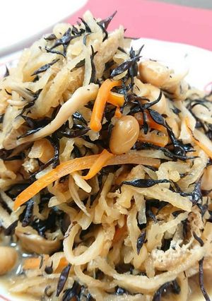 フライパン1つで切り干し大根の旨煮!-レシピのメイン写真