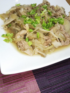 豚肉と舞茸と玉ねぎの炒め煮-レシピのメイン写真