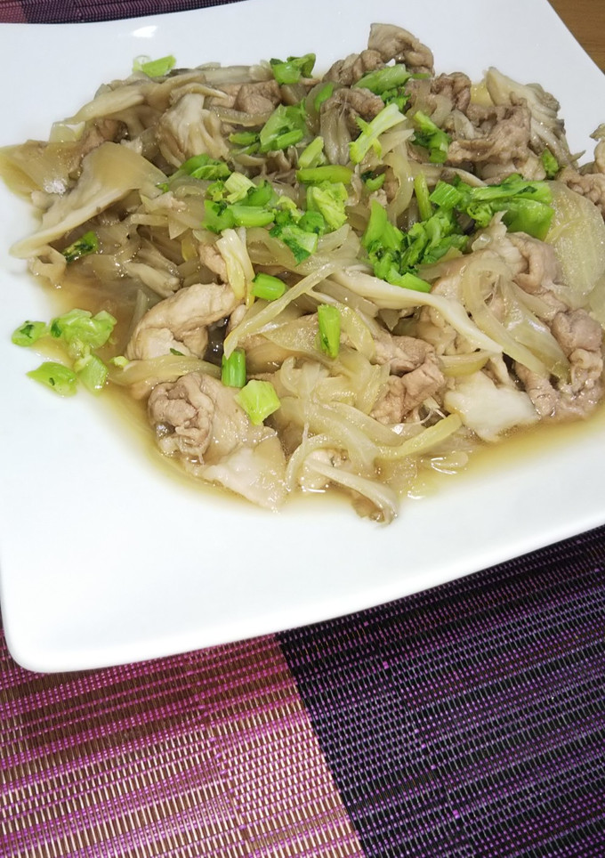 豚肉と舞茸と玉ねぎの炒め煮-レシピのメイン写真