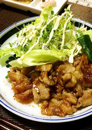 飯わしわし系「豚バラの甘酢焼き♪」-レシピのメイン写真