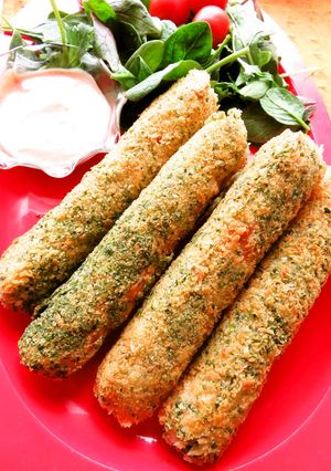 ☺おつまみに☆魚肉ソーセージの1本揚げ☺-レシピのメイン写真
