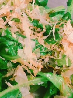 レンジで簡単!菜花の塩昆布和え-レシピのメイン写真