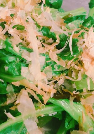 レンジで簡単！菜花の塩昆布和え-レシピのメイン写真