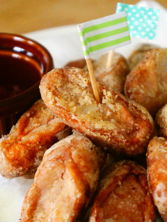 おつまみに「揚げただけ魚肉ソーセージ」-レシピのメイン写真