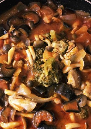 鳥モモ肉のトマト煮込み-レシピのメイン写真