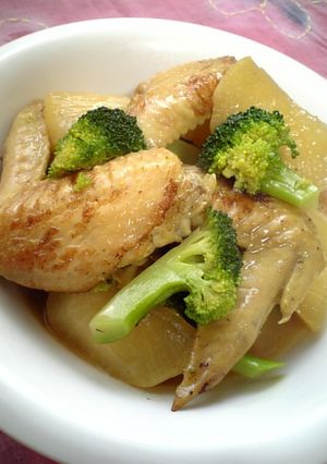 手羽と大根のカレー煮-レシピのメイン写真