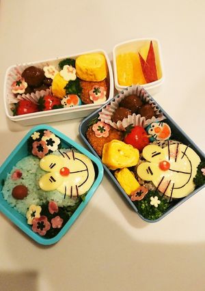 お弁当 キャラ弁どらえもん-レシピのメイン写真