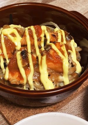 簡単！鮭とじゃがいもの味噌マヨ焼き-レシピのメイン写真