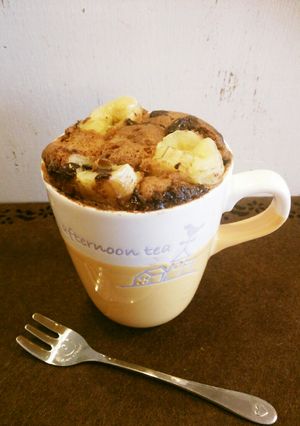 簡単♪チョコバナナのマグカップケーキ-レシピのメイン写真
