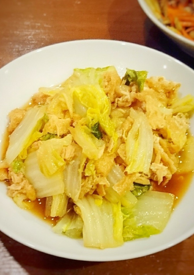 白菜と油揚げの煮物～覚書きとして～-レシピのメイン写真