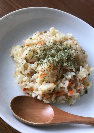 ピラフ？みたいな簡単混ぜご飯。-レシピのメイン写真