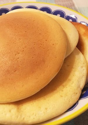 卵白消費！ふわふわホットケーキ-レシピのメイン写真