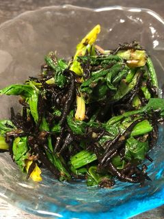 ほうれん草とひじきのおかか和え-レシピのメイン写真