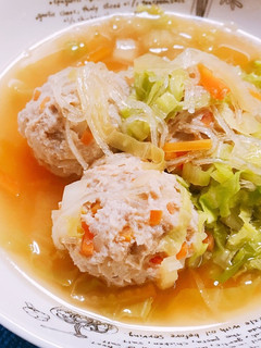 肉団子と春雨のあったかスープ-レシピのメイン写真