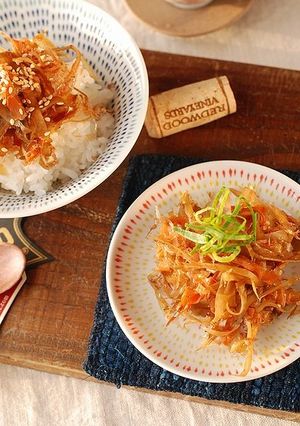ピーラーで簡単♡ごぼうのオカカふりかけ-レシピのメイン写真