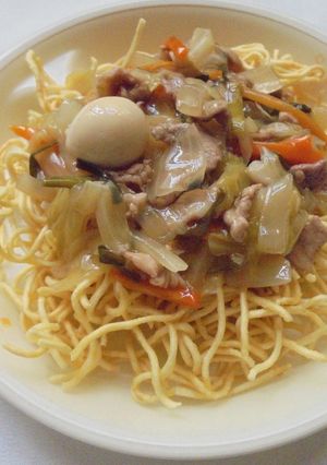 かた焼きそば-レシピのメイン写真