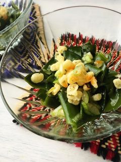 【簡単♡食べ方】生めかぶのピリ辛天かす-レシピのメイン写真