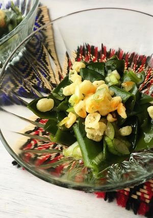 【簡単♡食べ方】生めかぶのピリ辛天かす-レシピのメイン写真