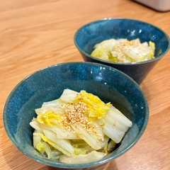 รูปของ 白菜のニンニク香る和物🥬