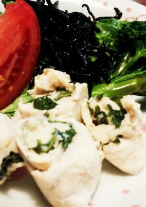 レンジで簡単♪トリササミの梅しそ巻き-レシピのメイン写真