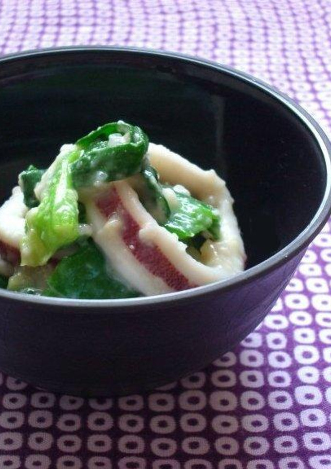 *いかのぬた（酢味噌和え）柚子胡椒風味*-レシピのメイン写真
