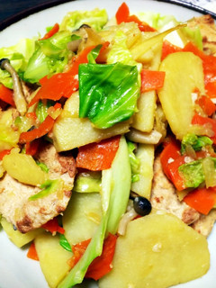 ソイミートの塩麹野菜炒め-レシピのメイン写真