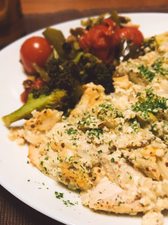カロリーオフ!鶏胸肉の豆腐タルタル焼き-レシピのメイン写真