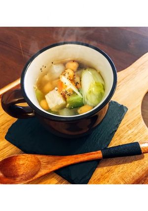 圧力鍋ですぐ！豆のヘルシー栄養スープ-レシピのメイン写真