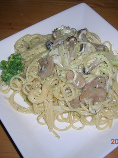 きのこのクリームパスタ-レシピのメイン写真