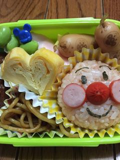 アンパンマンおにぎり-レシピのメイン写真