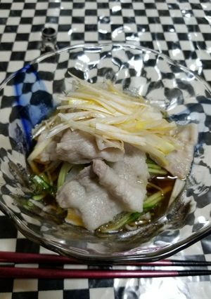 さっぱり!豚しゃぶのせぶっかけそば-レシピのメイン写真