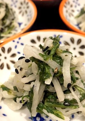 春菊と大根の胡麻和え-レシピのメイン写真