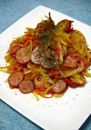 簡単！ジョンソンヴィルポテト☆チーズ風味-レシピのメイン写真