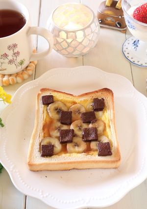 チョコバナナのパンdeキッシュ-レシピのメイン写真