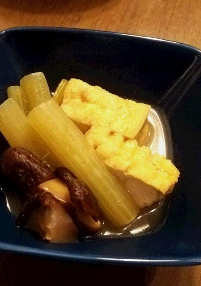 フキと厚揚げの煮物-レシピのメイン写真