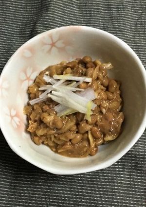 【血管掃除】おぼろ納豆（赤味噌サバ味）-レシピのメイン写真