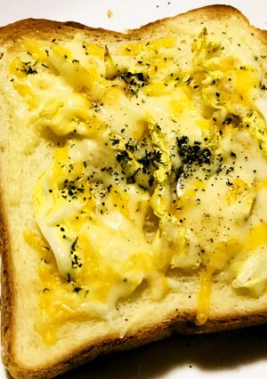 野菜トースト☆白菜とチーズのトースト-レシピのメイン写真