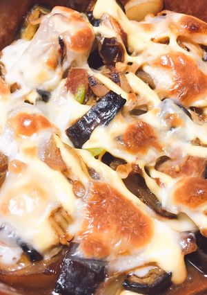 鯖味噌とエノキのチーズ焼き-レシピのメイン写真